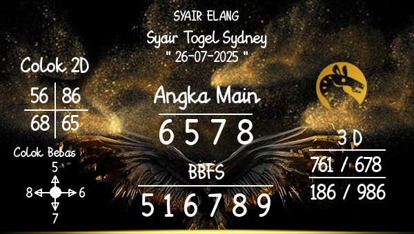 SYAIR ELANG - Syair Togel Sydney