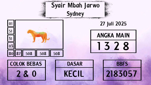 Syair Mbah Jarwo - Sydney