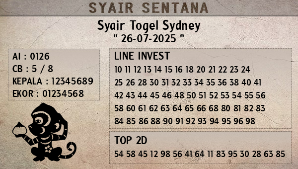  - Syair Togel Sydney